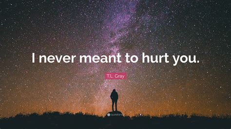 i never meant to hurt u